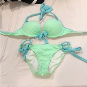 Victoria’s Secret Mint Padded Swimsuit 34C/S